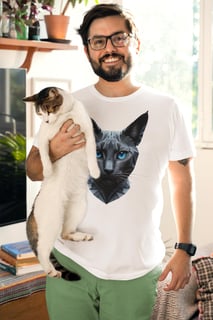 Nome do produto Coleção Cats etc 03<br>T-Shirt Unissex Prime