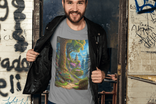 Nome do produto Coleção Magic & Fantasy 07<br>T-Shirt Unissex Estonada