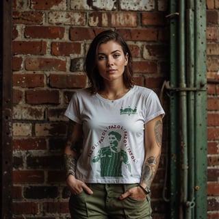 Nome do produto  Camiseta Germán Cano - Estampa verde