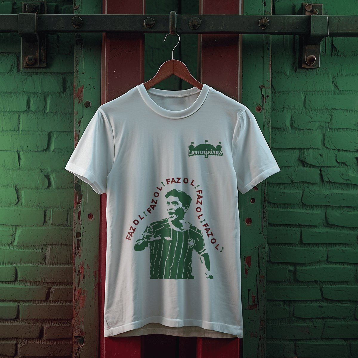 Nome do produto:  Camiseta Germán Cano - Estampa verde