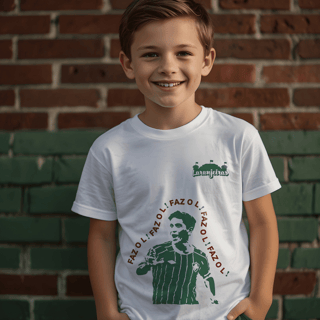 Camiseta Infantil Germán Cano - Estampa verde