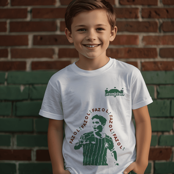 Camiseta Infantil Germán Cano - Estampa verde