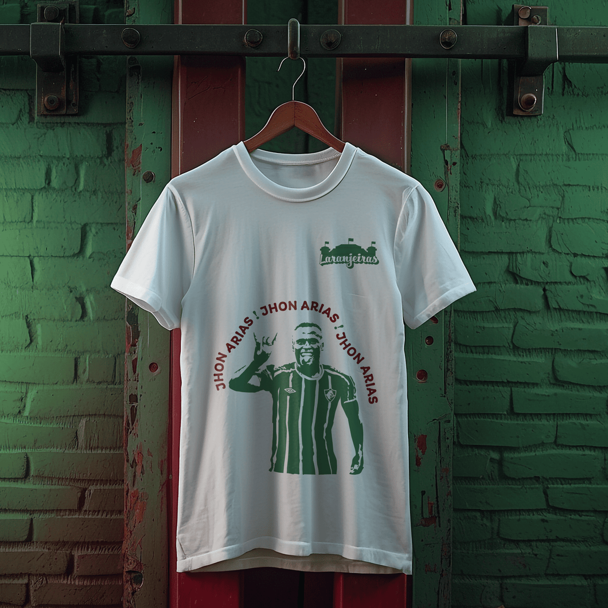 Nome do produto: Camiseta Jhon Arias - Estampa verde