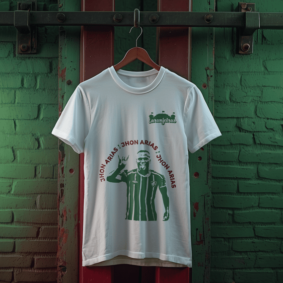 Camiseta Jhon Arias - Estampa verde