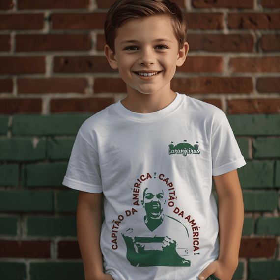 Camiseta Infantil Nino - Estampa verde