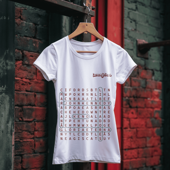 Baby Long Caça-palavras Final Libertadores - Estampa grená