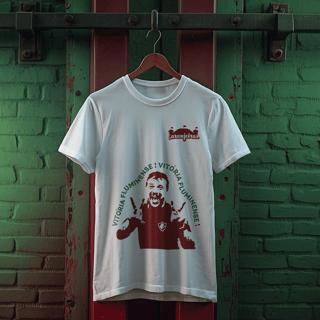 Camiseta Fernando Diniz - Estampa grená