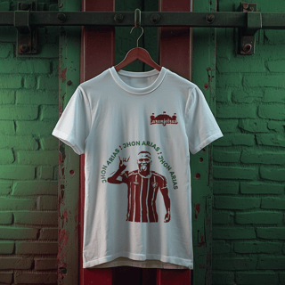 Camiseta Jhon Arias - Estampa grená
