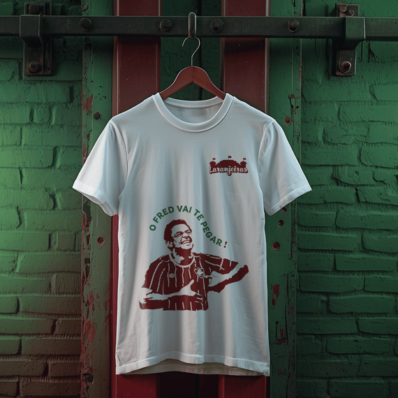 Camiseta Fred - Estampa grená