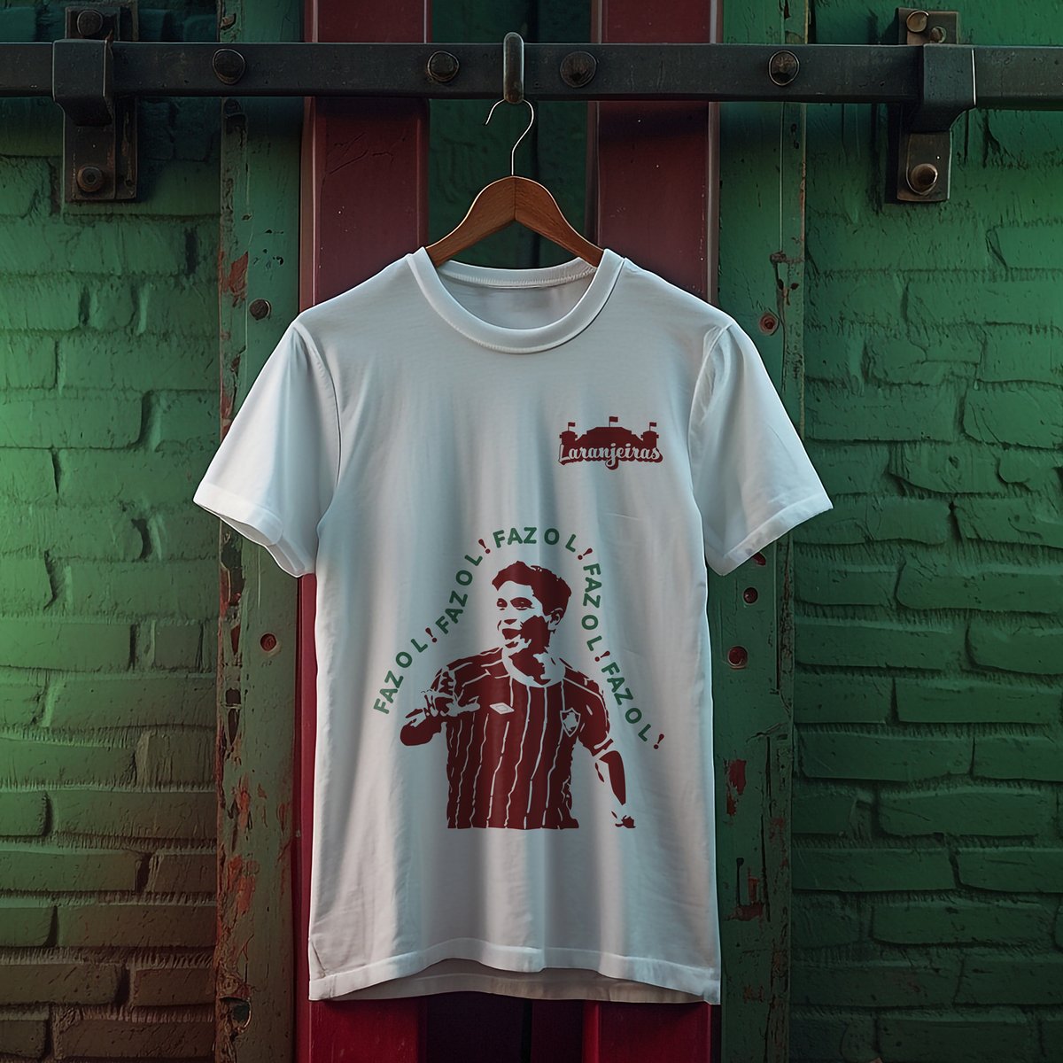 Nome do produto: amiseta Germán Cano - Estampa grená