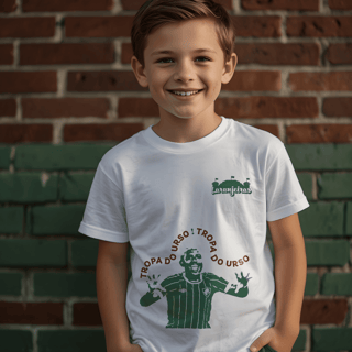 Camiseta Infantil John Kennedy - Estampa verde