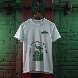 Camiseta Felipe Melo - Estampa verde