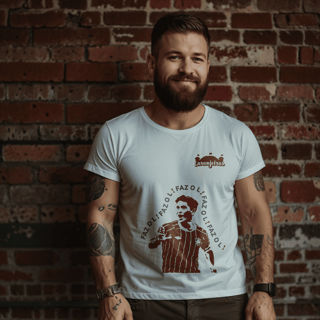 Nome do produto amiseta Germán Cano - Estampa grená