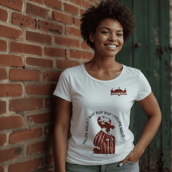 Baby Long Felipe Melo - Estampa grená