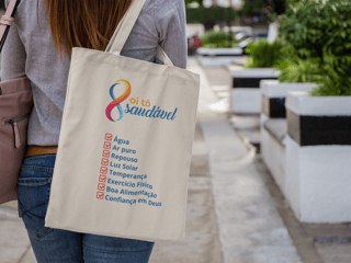 ECO BAG OI TÔ SAUDÁVEL