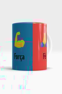 Nome do produto CANECA FOCO, FORÇA E FÉ