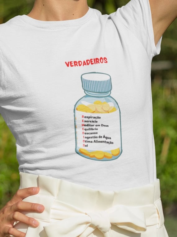 CAMISETA FEMININA REMÉDIOS