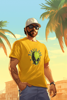 Nome do produto CAMISETA - ALIEN - BRAZIL UFO