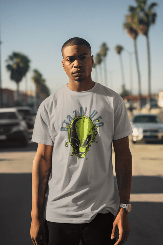 CAMISETA - ALIEN - BRAZIL UFO