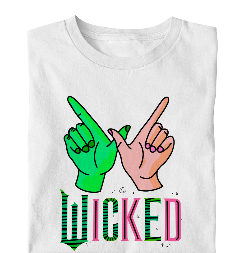 Camiseta - Wicked W Hands