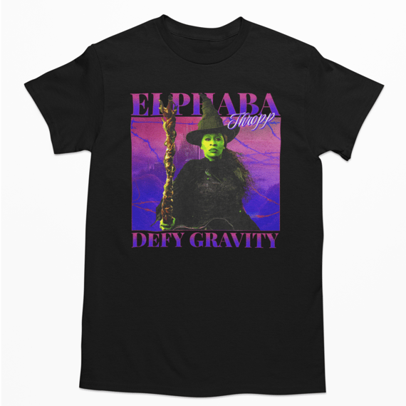 Camiseta Plus Size - Elphaba / Defy Gravity