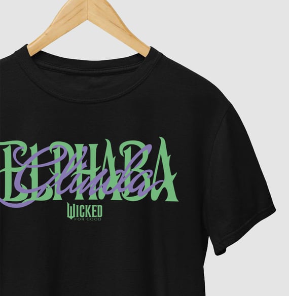 Camiseta - Elphaba/Glinda - Wicked: For Good