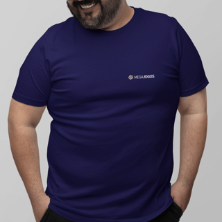 Nome do produto Camiseta Megajogos com Logo na esquerda