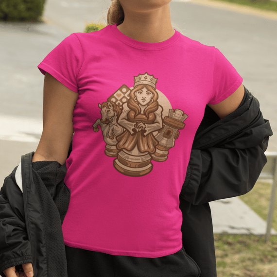 Camiseta Rainha do Xadrez