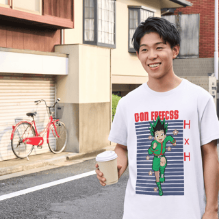 Nome do produto T-shirt Unissex HXH Gon Freecss