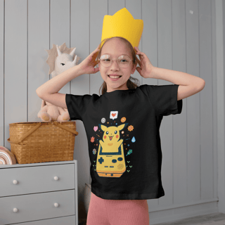 Nome do produto T-shirt Premium Pokémon Pikachu Game