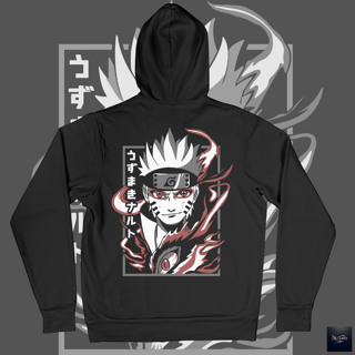 Nome do produto Moletom Zíper Naruto Uzumaki