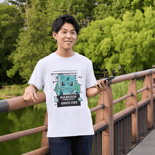 Nome do produto T-shirt Premium Unissex Pokémon Bulbasaur