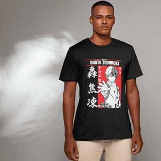 Nome do produto T-shirt Premium My Hero Shoto Todoroki