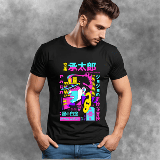 Nome do produto T-shirt Premium JoJo's Jotaro Kujo