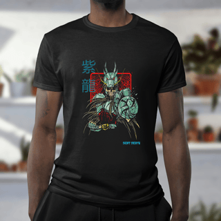 Nome do produto T-shirt CDZ Shiryu Caveira