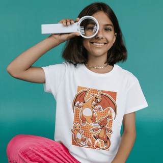 Nome do produto T-shirt Premium Unissex Pokémon Charizard