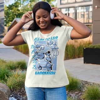 Nome do produto T-shirt Premium Unissex Pokémon Blastoise
