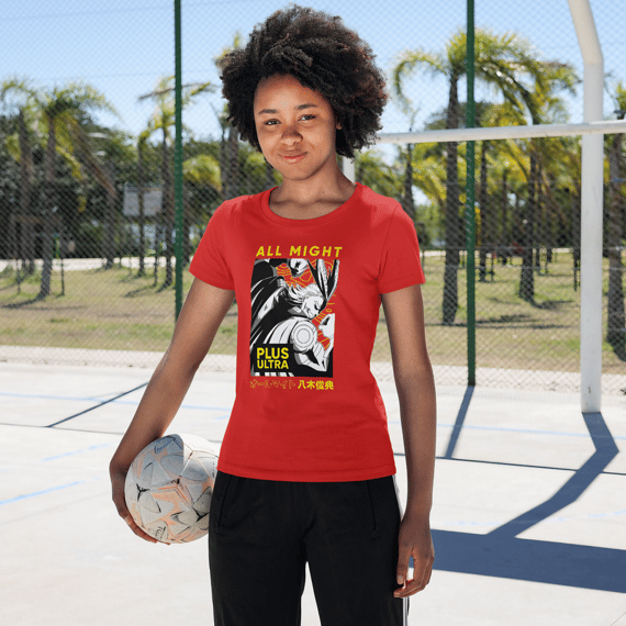 T-shirt Feminino My Hero All Might