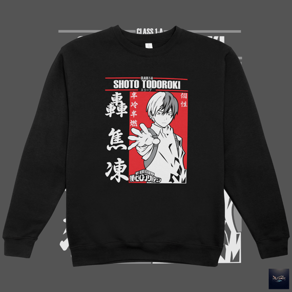Moletom Fechado My Hero Shoto Todoroki