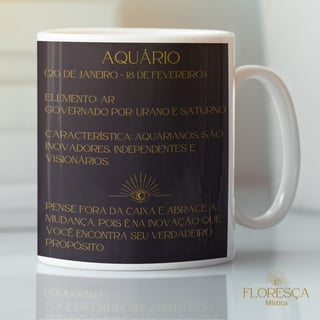 Nome do produto Coleção Astrologia Encantada - Aquário