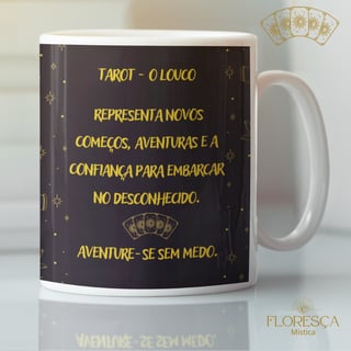 Nome do produto Coleção 22 Arcanos do Tarot Black  - O Louco