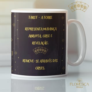 Nome do produto Coleção 22 Arcanos do Tarot Black - A Torre