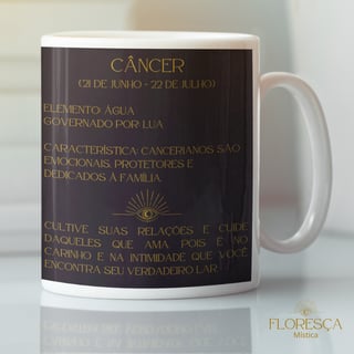Nome do produto Coleção Astrologia Encantada - Câncer
