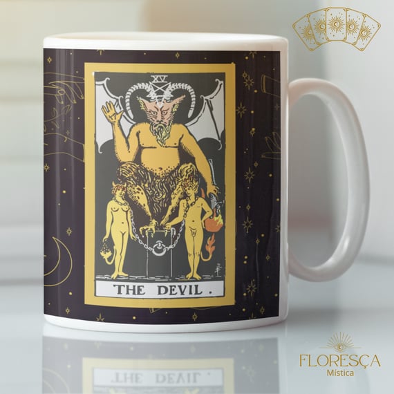 Coleção 22 Arcanos do Tarot Black - O Diabo