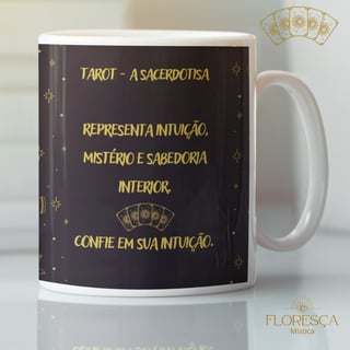 Nome do produto Coleção 22 Arcanos do Tarot black - A sacerdotisa