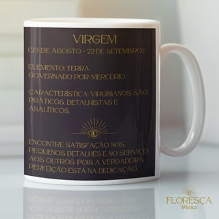 Nome do produto Coleção Astrologia Encantada - Virgem