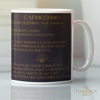Nome do produto Coleção Astrologia Encantada - Capricórnio