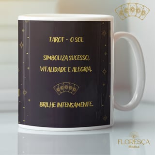 Nome do produto Coleção 22 Arcanos do Tarot Black - O Sol