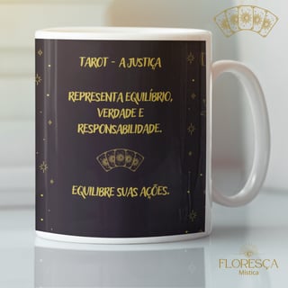 Nome do produto Coleção 22 Arcanos do Tarot Black - A Justiça