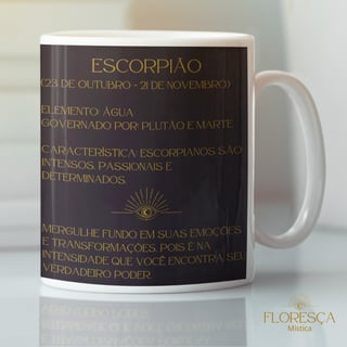 Nome do produto Coleção Astrologia Encantada - Escorpião